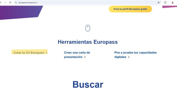 1 - Empieza a crear tu currículum Europass