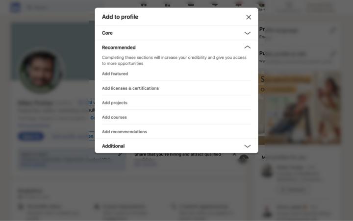 Adding CV to your LinkedIn profile’s ‘featured’ section